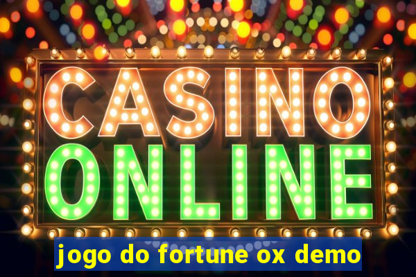 jogo do fortune ox demo